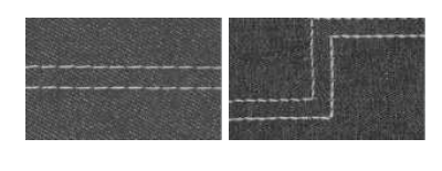直驱高速锁式双针平缝机