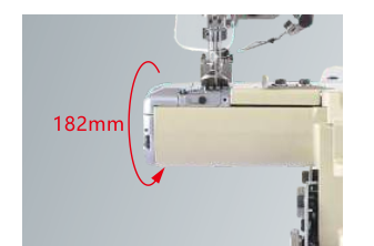 电脑超小嘴横筒型三针绷缝机