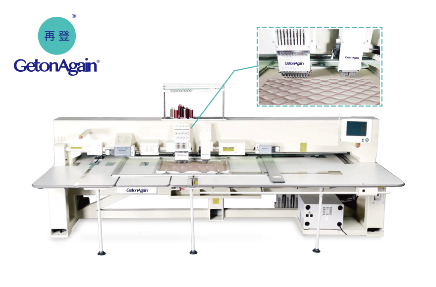 Automatic Perforation + Embroidery Machine (Multi-puncher + 9-color embroidery)