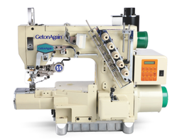 Computerized Small Mouth Horizontal Cylinder Type Three Needle Interlock Machine